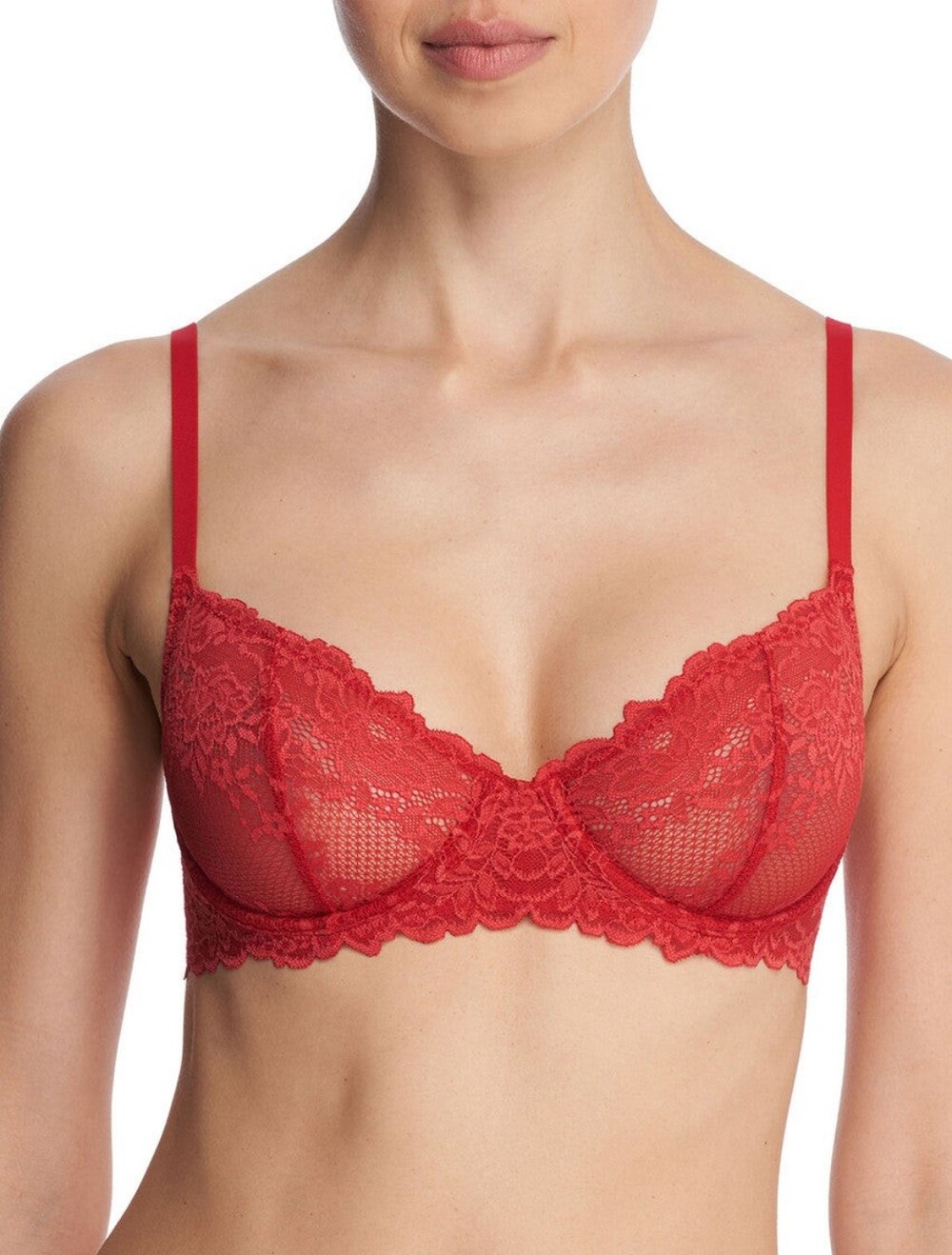 Natori Heavenly Poinsettia Lace Underwire Bra
